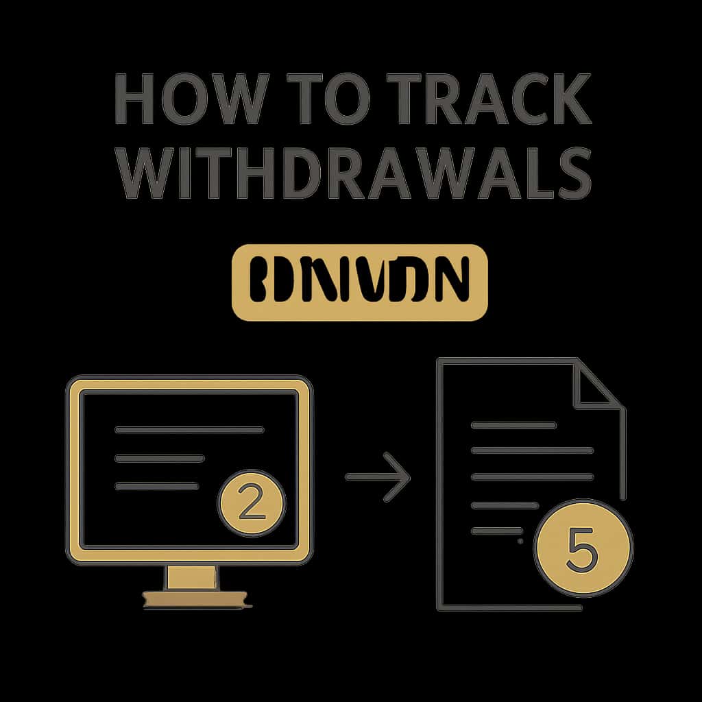 An educational diagram illustrating withdrawal tracking.