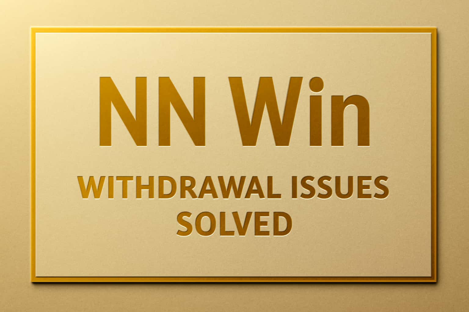 A futuristic representation of NN Win withdrawal issues.
