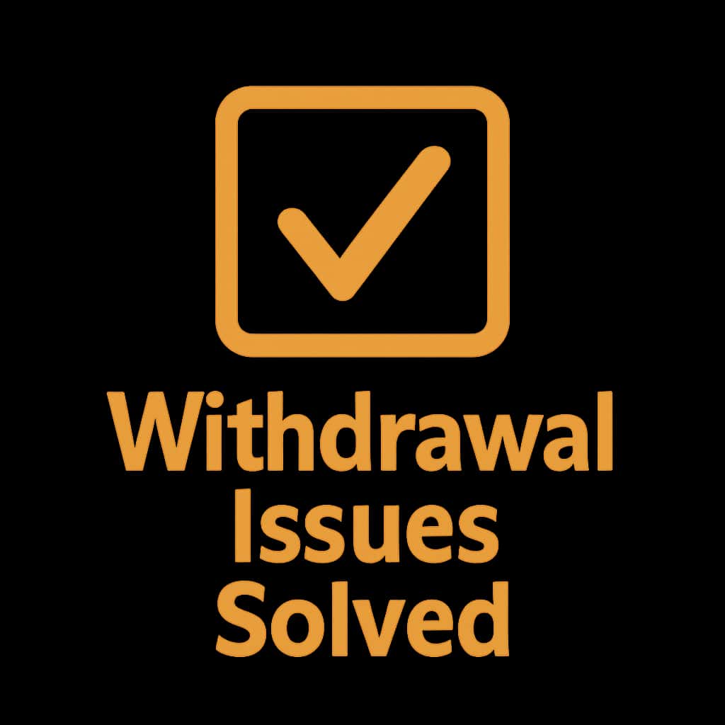An icon symbolizing support for NN Win withdrawal issues.