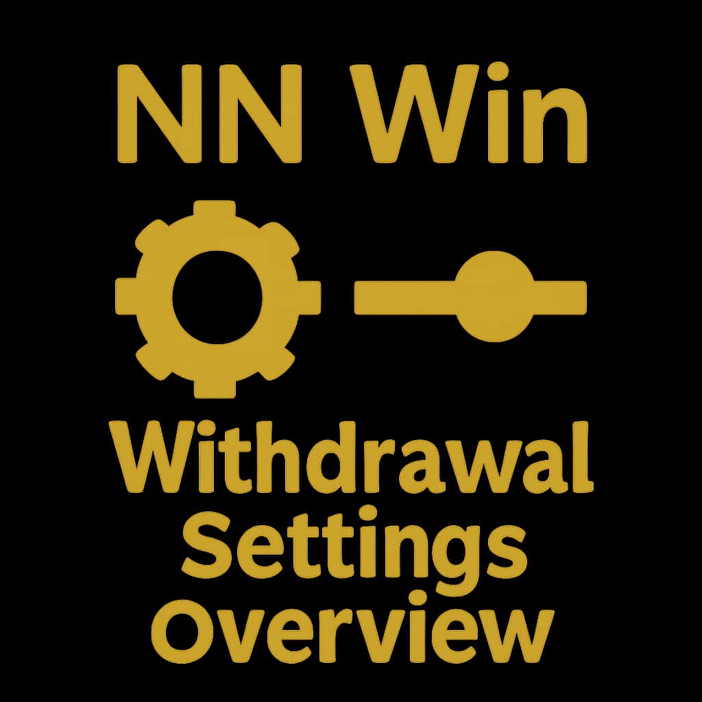 A simple badge design for NN Win Withdrawal Settings Overview.